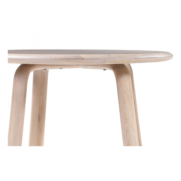 Malibu Round Dining Table White Oak - CF Interiors