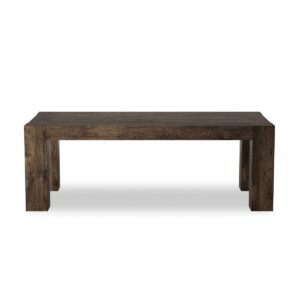 Abaso Dining Table – Ebony Rustic Wormwood Oak