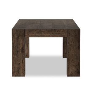 Abaso Dining Table – Ebony Rustic Wormwood Oak