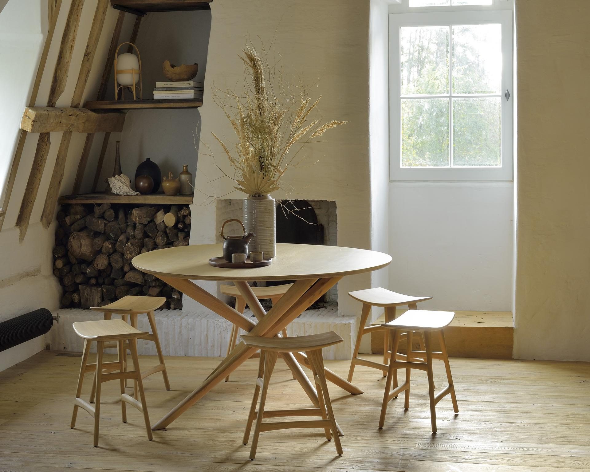 Osso stool - Oak - Image 4