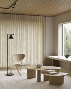 Boomerang Coffee Table – Oak