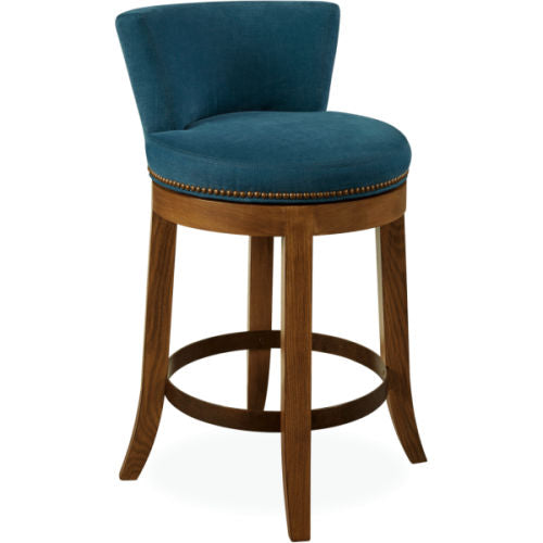 L5983-51SW LEATHER SWIVEL COUNTER STOOL