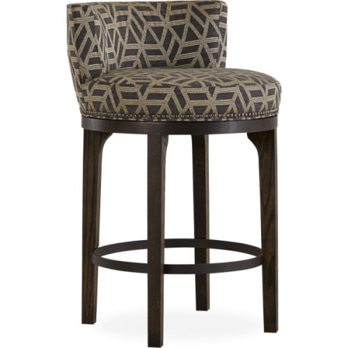 L5993-51SW LEATHER SWIVEL COUNTER STOOL