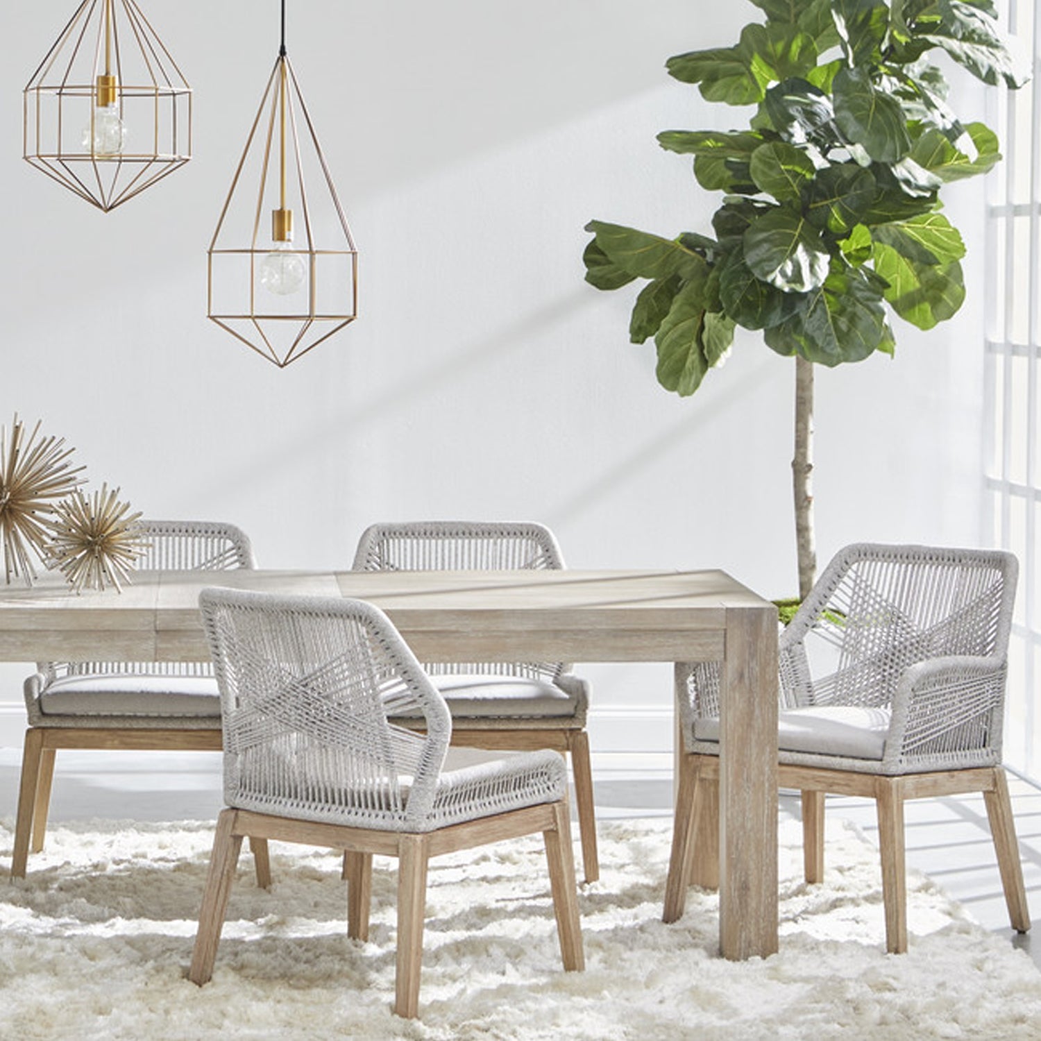 Loom Arm Chair - Taupe - Image 9