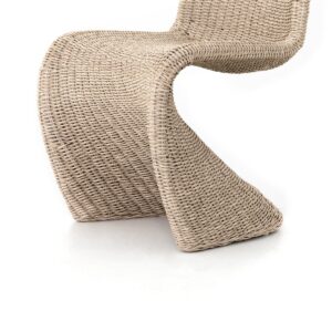 Portia Outdoor Dining Chair (Vintage White)