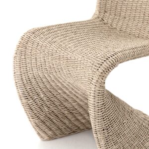 Portia Outdoor Dining Chair (Vintage White)