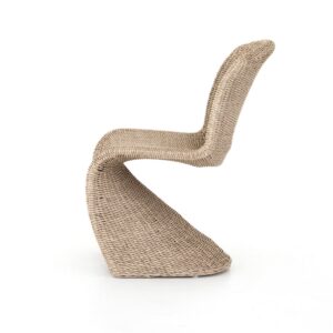 Portia Outdoor Dining Chair (Vintage White)