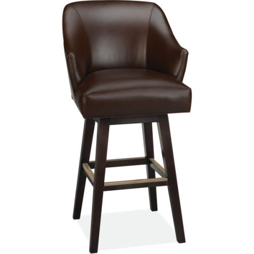 L5002-52SW LEATHER SWIVEL BAR STOOL