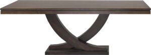Los Angeles Table – 42″ Wormy maple