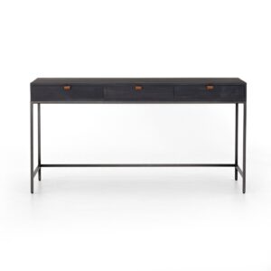 Trey Modular Writing Desk (Black Wash Poplar)