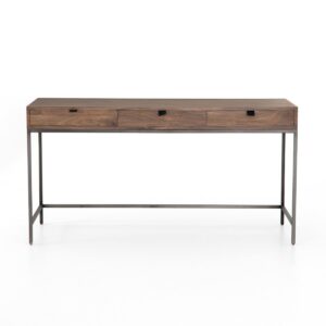 Trey Modular Writing Desk (Black Wash Poplar)