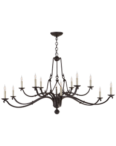 Allegra Large Two-Tiered Chandelier