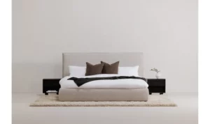 Luzon King Bed Light Grey