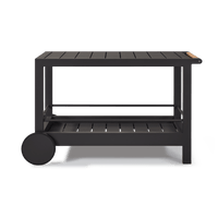 Tavola Slatted Bar Cart