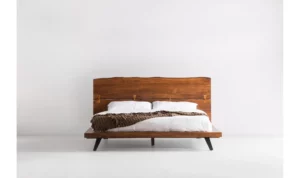 Madagascar Platform Bed King Brown