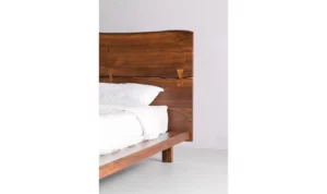 Madagascar Platform Bed King Brown