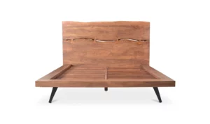 Madagascar Platform Bed King Brown