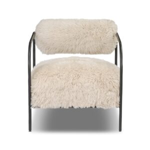 Fenn Chair (Champagne Mongolian Fur)