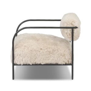 Fenn Chair (Champagne Mongolian Fur)