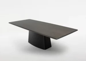 Journey Table 36″ (Base & White Starphire glass top)