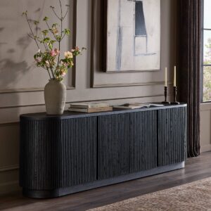 Delphi Media Console (Cerused Black Oak)